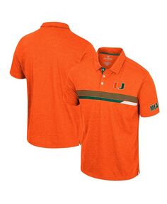 Мужская оранжевая рубашка-поло Miami Hurricanes No Issueo Colosseum, оранжевый