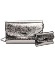 Кошелек Lumen на цепочке DKNY, серебро