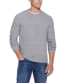 Мужской свитер Soft Touch с круглым вырезом реглан Weatherproof Vintage, серый