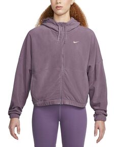 Женская флисовая толстовка с молнией во всю длину Therma-FIT One Nike, фиолетовый