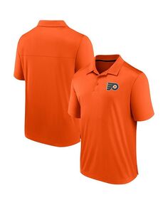 Мужская оранжевая рубашка-поло с фирменным логотипом Philadelphia Flyers Fanatics, оранжевый