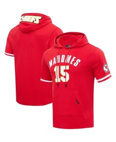 Мужская красная футболка с капюшоном Патрика Махоумса «Канзас-Сити Чифс» с именем и номером игрока Pro Standard, красный