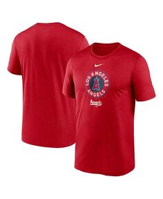 Мужская красная футболка с логотипом Los Angeles Angels City Connect Nike, красный
