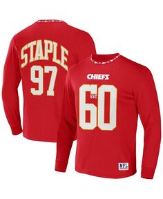 Мужская футболка из джерси с длинными рукавами NFL X Staple Red Kansas City Chiefs Core NFL Properties, красный