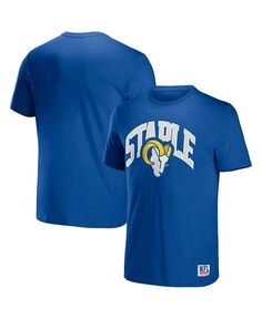 Мужская футболка с коротким рукавом и логотипом NFL X Staple Royal Los Angeles Rams Lockup NFL Properties, синий