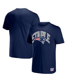 Мужская футболка с коротким рукавом и логотипом NFL X Staple New England Patriots Lockup NFL Properties, синий