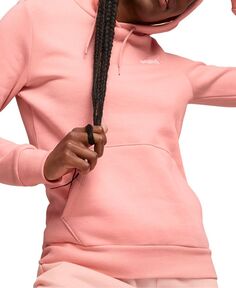 Женская флисовая толстовка с капюшоном и вышивкой Essentials Puma, розовый