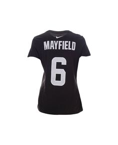 Женская футболка Player Pride Cleveland Browns Baker Mayfield Nike, коричневый