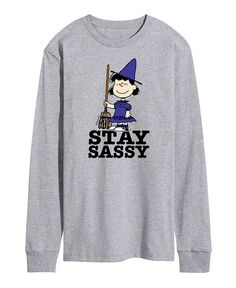 Мужская футболка Peanuts Stay Sassy AIRWAVES, серый