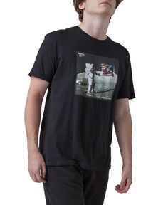 Мужская футболка с рисунком BB Cosmo Reebok, черный