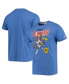 Мужская футболка Kawhi Leonard Royal La Clippers Comic Book Player Tri-Blend Homage, синий