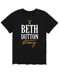 Мужская футболка Yellowstone Beth Dutton Strong AIRWAVES, черный