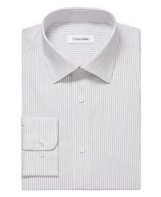 Мужская классическая рубашка стандартного кроя Steel Plus, устойчивая к морщинам Calvin Klein, цвет Purple Multi