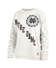 Белый женский пуловер Notre Dame Fighting Irish Shoreline Sundown свитшот Pressbox, белый