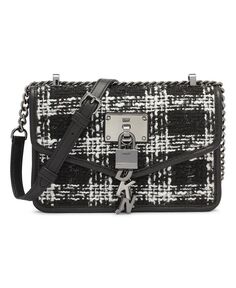 Маленькая сумка через плечо Elissa DKNY, цвет Black, White