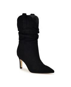 Женские классические ботинки на шпильке с острым носком Gonda Nine West, черный