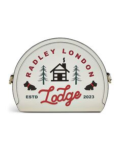 Маленькая кожаная сумка через плечо с молнией Radley Lodge Radley London, белый