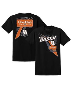 Мужская черная футболка Kyle Busch Cheddar&apos;s Lifestyle Richard Childress Racing Team Collection, черный