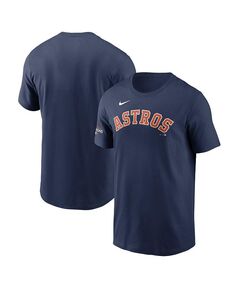 Мужская темно-синяя футболка с надписью Houston Astros 2023 Gold Collection Nike, синий