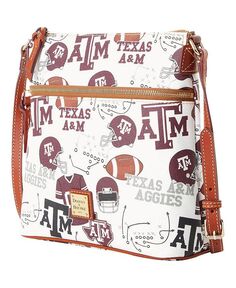Женская сумка через плечо Texas A&amp;M Aggies Game Day Dooney &amp; Bourke, белый