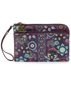 Трансформируемая сумка через плечо Cambria из твила Sakroots, цвет Violet Tapestry World