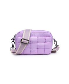 Маленькая плетеная сумка через плечо Inspiration SOL AND SELENE, фиолетовый