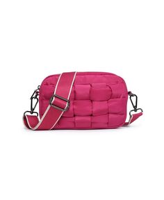 Маленькая плетеная сумка через плечо Inspiration SOL AND SELENE, розовый