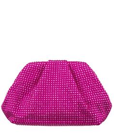 Клатч в оправе, инкрустированный кристаллами Nina, цвет Parfait Pink
