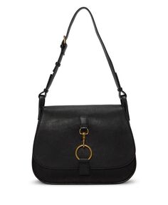 Женская кожаная сумка через плечо Kate Lucky Brand, цвет Black