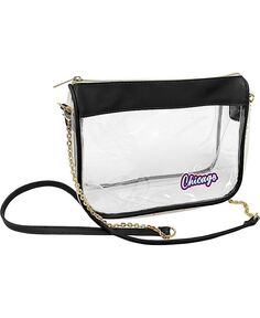 Женская прозрачная сумка через плечо Chicago Cubs Hype Stadium Logo Brands, белый