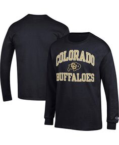 Мужская черная футболка с длинным рукавом Colorado Buffaloes High Motor Champion, черный