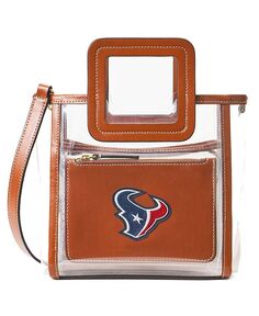 Женская прозрачная мини-сумка Shirley Houston Texans Staud, белый