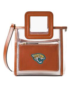 Женская прозрачная мини-сумка Jacksonville Jaguars Shirley Staud, коричневый