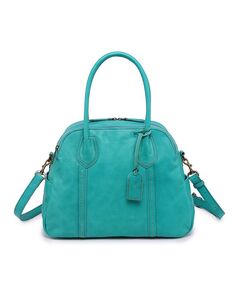 Женская сумка-хобо из натуральной кожи в винтажном стиле OLD TREND, синий