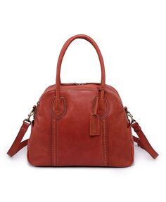 Женская сумка-хобо из натуральной кожи в винтажном стиле OLD TREND, коричневый