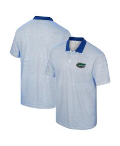 Мужская белая рубашка-поло в полоску с принтом Royal Florida Gators Colosseum, белый