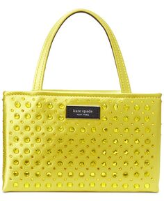 Миниатюрная тканевая сумка-тоут Sam Icon с кристаллами kate spade new york, зеленый