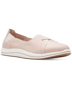 Женские кроссовки Breeze Skip Cloudsteppers Clarks, тан/бежевый