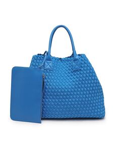 Плетеная сумка-тоут Ithaca из неопрена Urban Expressions, синий