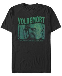 Мужская футболка с короткими рукавами и надписью Voldemort Box Fifth Sun, черный