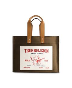 Женская сумка-тоут True Religion, зеленый