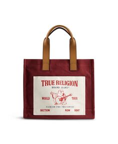 средняя карманная сумка-тоут True Religion, красный