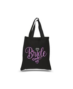 Невеста — маленькая сумка-тоут Word Art LA Pop Art, черный