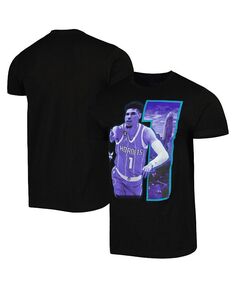 Черная мужская и женская футболка LaMelo Ball Charlotte Hornets Player Skyline Stadium Essentials, черный