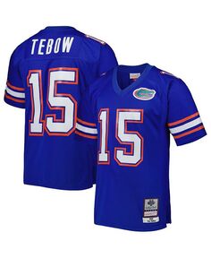 Мужская майка Tim Tebow Royal Florida Gators Big and Tall Legacy Mitchell &amp; Ness, синий