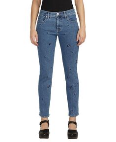 Женские узкие прямые джинсы Cassie со средней посадкой JAG, цвет Eden Rock Blue