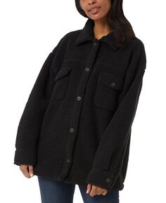 Женская флисовая куртка-рубашка свободного кроя 32 Degrees, черный