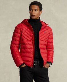 Мужская компактная водоотталкивающая куртка Polo Ralph Lauren, красный