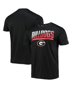 Мужская черная футболка Georgia Bulldogs с надписью Slash Champion, черный