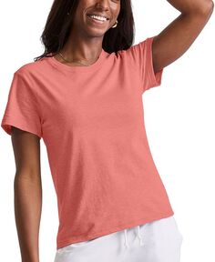 Женская классическая футболка Originals Triblend с коротким рукавом Hanes, оранжевый